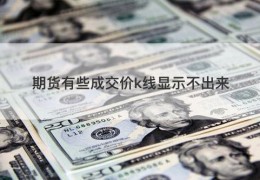 期货有些成交价k线显示不出来