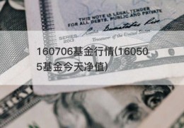 160706基金行情(160505基金今天净值)