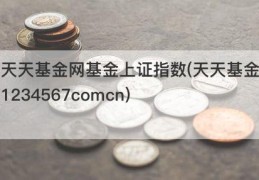 天天基金网基金上证指数(天天基金1234567comcn)