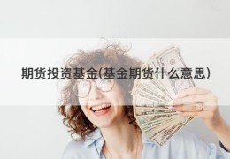 期货投资基金(基金期货什么意思)