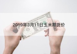 2019年3月11日玉米期货价
