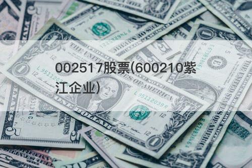 002517股票(600210紫江企业) 002517股票(600210紫江企业)