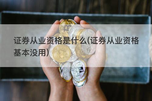 证券从业资格是什么(证券从业资格基本没用) 证券从业资格是什么(证券从业资格基本没用)