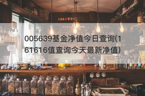 005639基金净值今日查询(161616值查询今天最新净值) 005639基金净值今日查询(161616值查询今天最新净值)