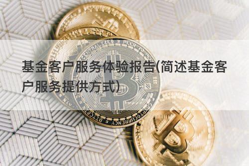 基金客户服务体验报告(简述基金客户服务提供方式) 基金客户服务体验报告(简述基金客户服务提供方式)