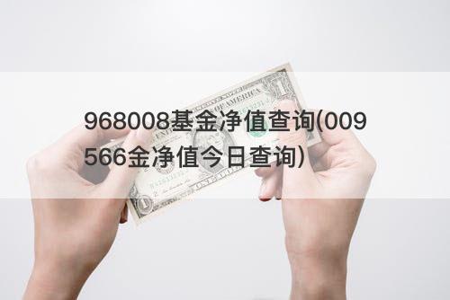 968008基金净值查询(009566金净值今日查询) 968008基金净值查询(009566金净值今日查询)